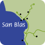 weather and map of san blas